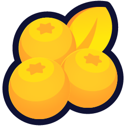 Golden Blueberry Fruit
